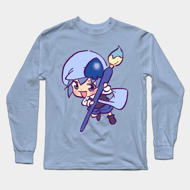 I draw blue guardian chara miki / shugo chara anime Long Sleeve T-Shirt by mudwizard